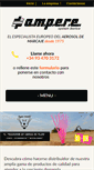 Mobile Screenshot of amperepintura.com